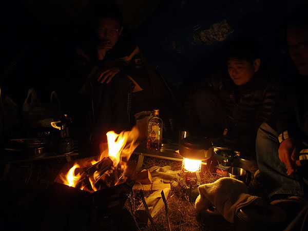 キャンプの夜